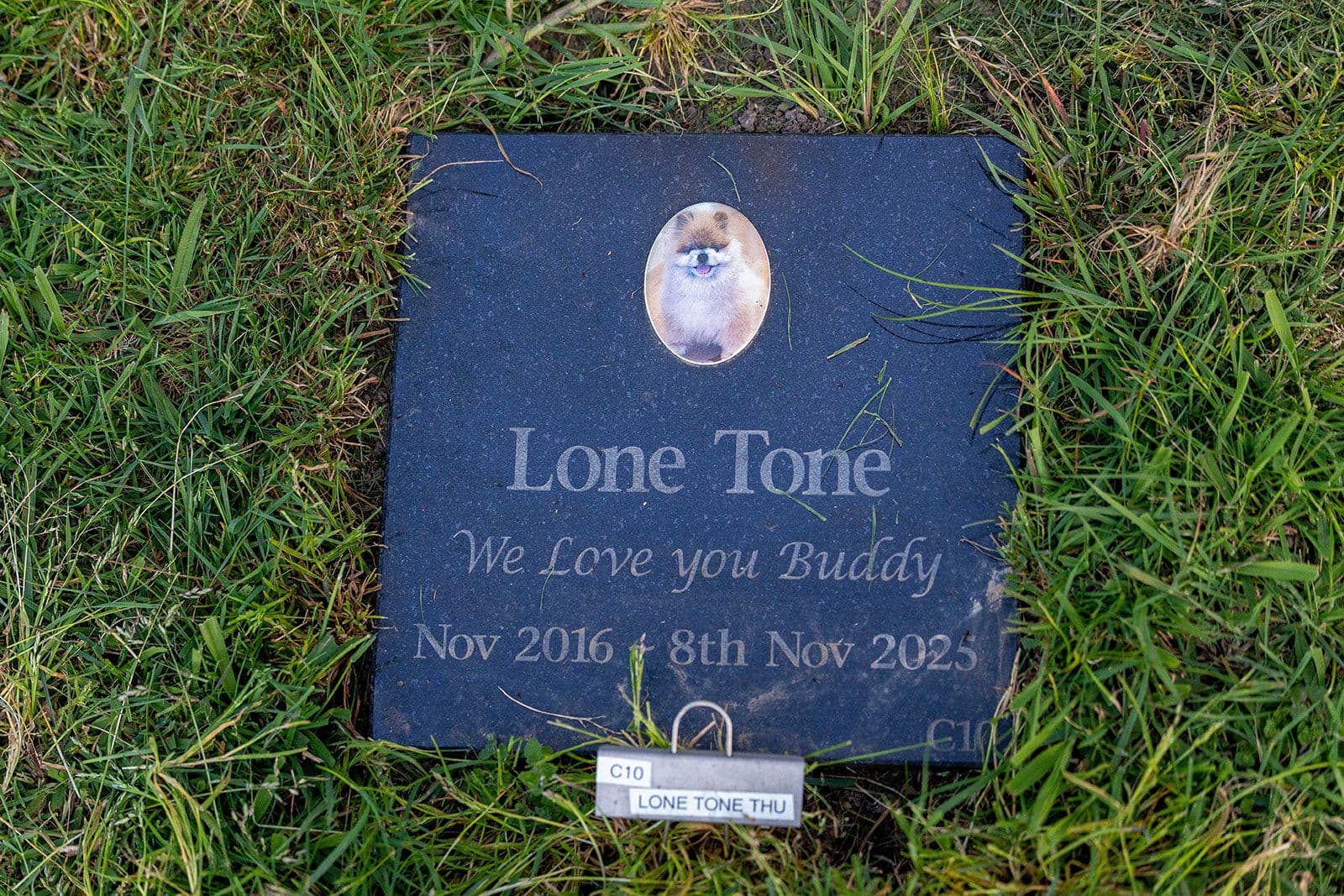 Granite and brass plaques
